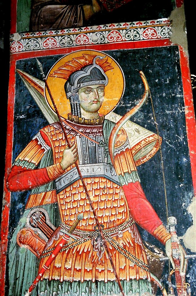 Frescos from the Michael the Archangel Church of Lesnovo 056
