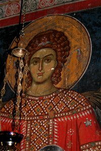 Frescos from the Michael the Archangel Church of Lesnovo 0153