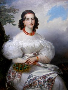 François-Joseph Kinsoen - Portrait of a German Princess