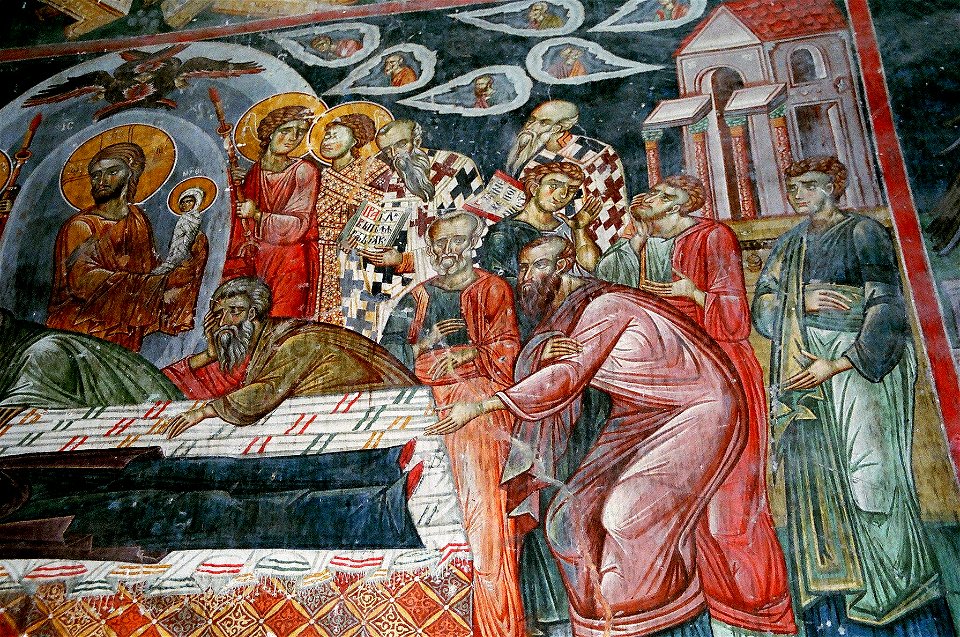 Frescos from the Michael the Archangel Church of Lesnovo 048