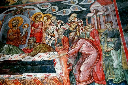 Frescos from the Michael the Archangel Church of Lesnovo 048