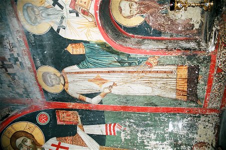 Frescos from the Michael the Archangel Church of Lesnovo 024