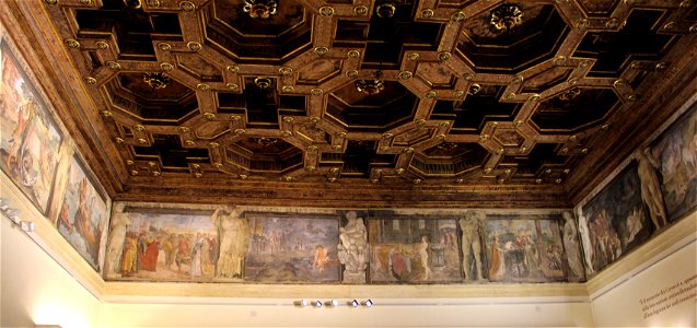 Fregio di Giasone e Medea 00 palazzo fava, 1584 ca.