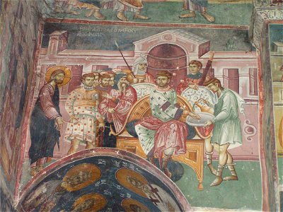 Frescos in St. George's Church (Staro Nagoricane) 02