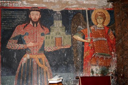 Frescos from the Michael the Archangel Church of Lesnovo 0131