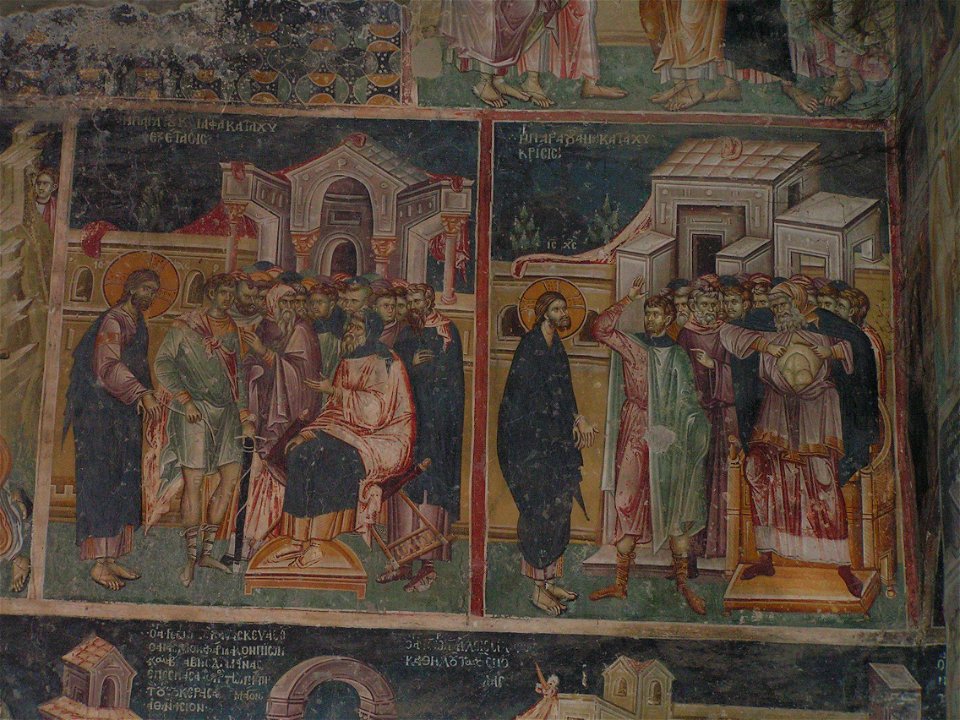 Frescos in St. George's Church (Staro Nagoricane) 051