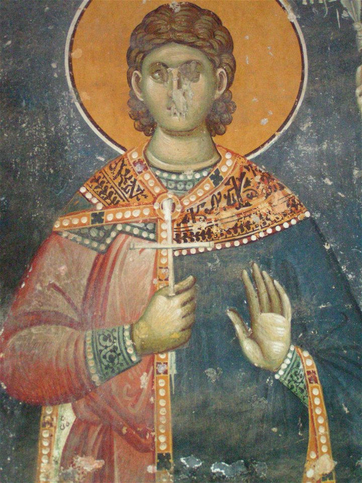 Frescos in St. George's Church (Staro Nagoricane) 038
