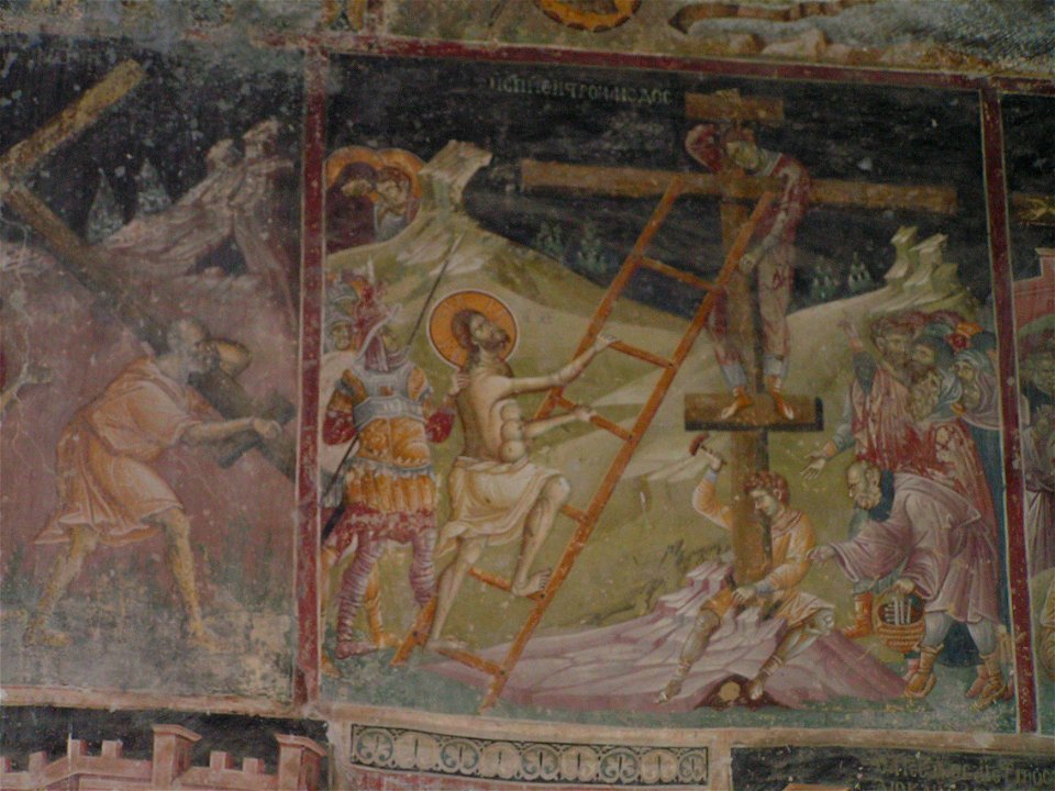 Frescos in St. George's Church (Staro Nagoricane) 055