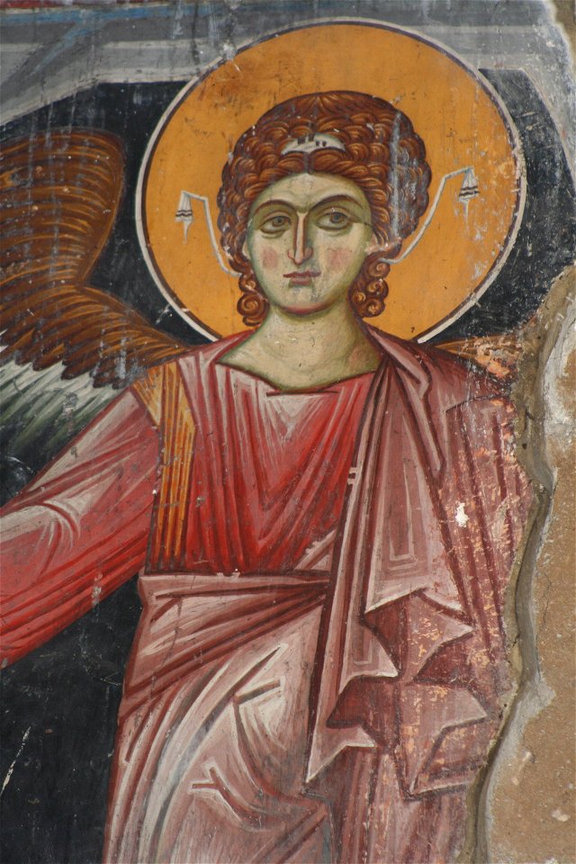 Frescos from the Michael the Archangel Church of Lesnovo 0173