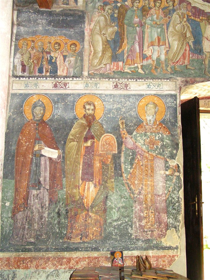 Frescos in St. George's Church (Staro Nagoricane) 043