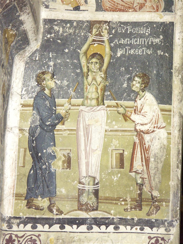 Frescos in St. George's Church (Staro Nagoricane) 087