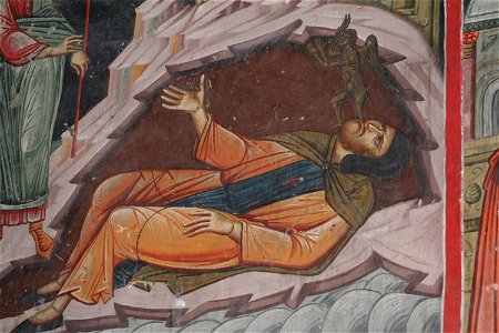 Frescos from the Michael the Archangel Church of Lesnovo 0162