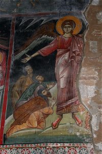 Frescos from the Michael the Archangel Church of Lesnovo 0130