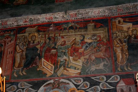 Frescos from the Michael the Archangel Church of Lesnovo 0135
