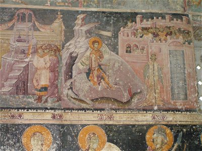 Frescos in St. George's Church (Staro Nagoricane) 053