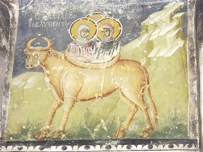 Frescos in St. George's Church (Staro Nagoricane) 082