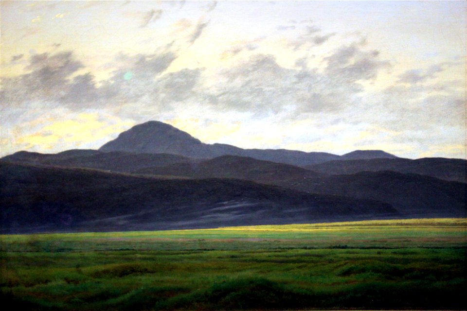1830 Friedrich Berglandschaft in Böhmen anagoria