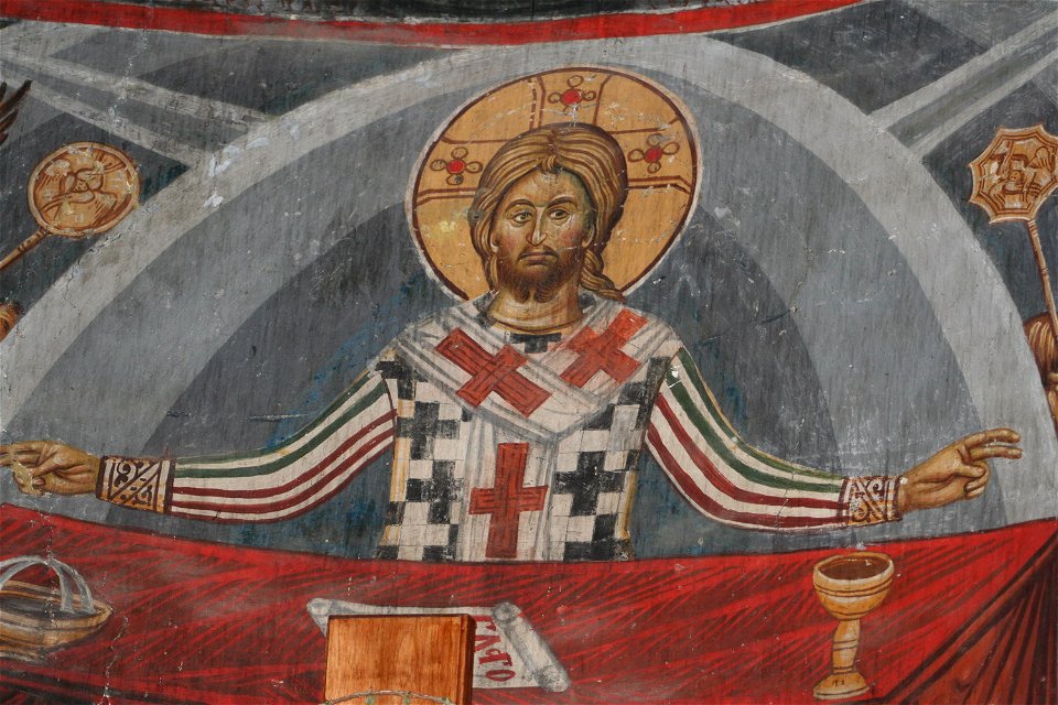 Frescos from the Michael the Archangel Church of Lesnovo 0194