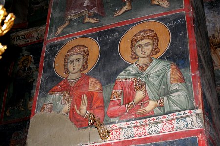 Frescos from the Michael the Archangel Church of Lesnovo 0127