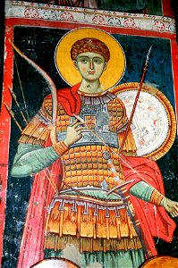 Frescos from the Michael the Archangel Church of Lesnovo 058