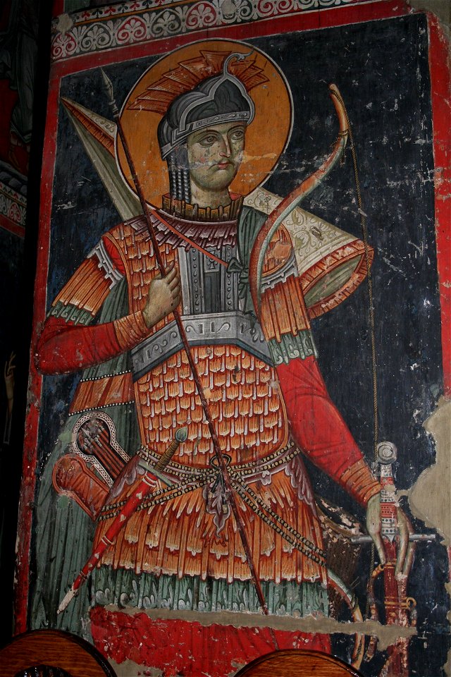Frescos from the Michael the Archangel Church of Lesnovo 0139
