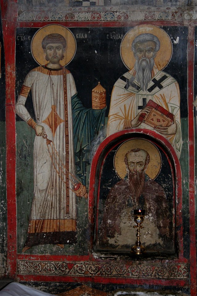 Frescos from the Michael the Archangel Church of Lesnovo 084
