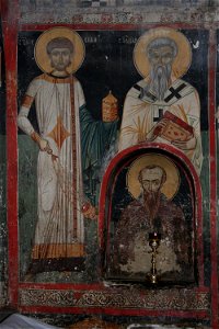 Frescos from the Michael the Archangel Church of Lesnovo 084