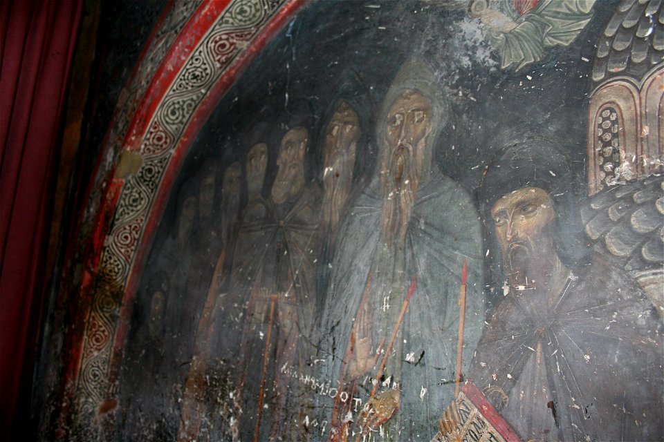 Frescos from the Michael the Archangel Church of Lesnovo 088