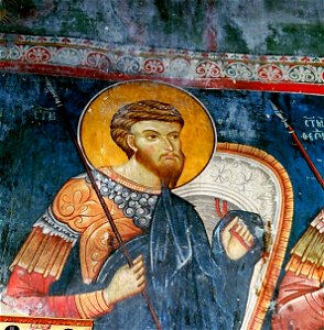 Frescos from the Michael the Archangel Church of Lesnovo 046