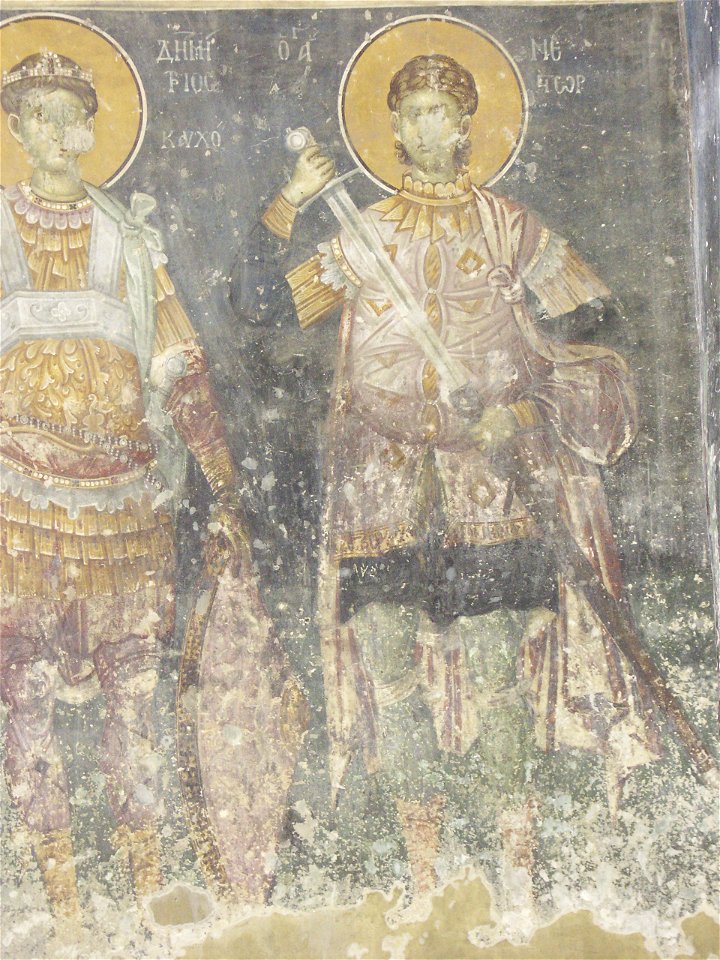 Frescos in St. George's Church (Staro Nagoricane) 074