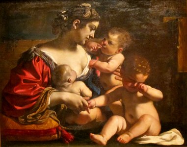 'Christian Charity' by Il Guercino, Dayton Art Institute