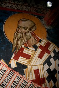Frescos from the Michael the Archangel Church of Lesnovo 089