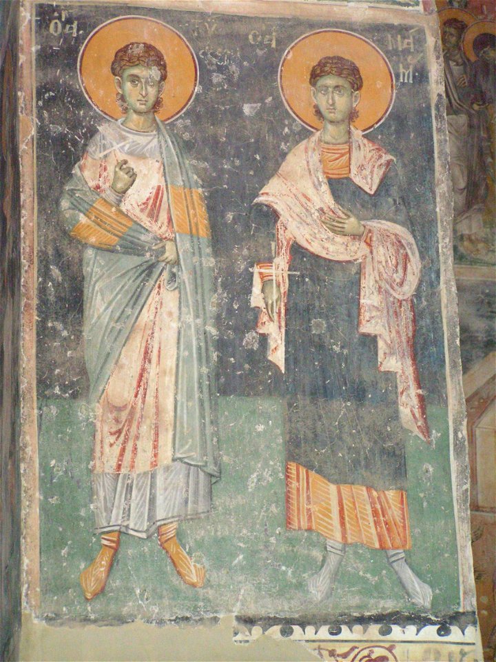 Frescos in St. George's Church (Staro Nagoricane) 039
