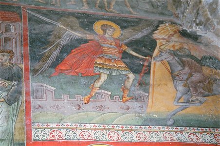 Frescos from the Michael the Archangel Church of Lesnovo 031
