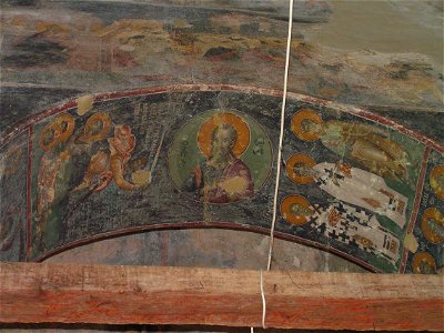 Frescos in St. George's Church (Staro Nagoricane) 041