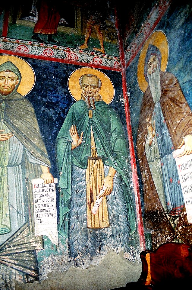 Frescos from the Michael the Archangel Church of Lesnovo 051