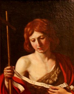 Guercino - St John the Baptist. Free illustration for personal and commercial use.