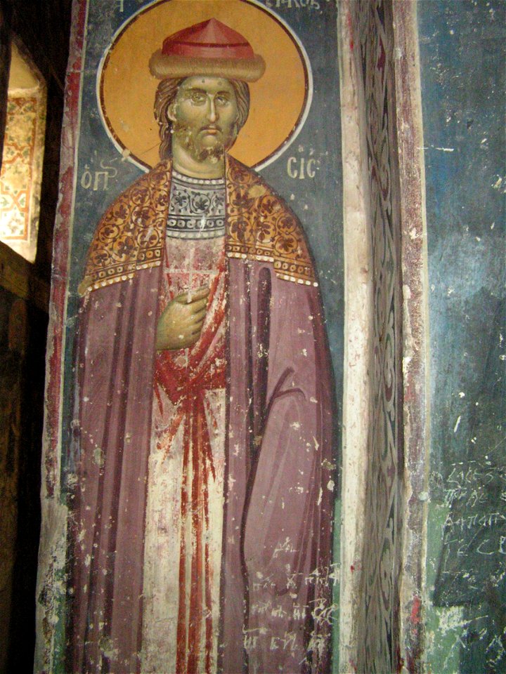 Frescos in St. George's Church (Staro Nagoricane) 031