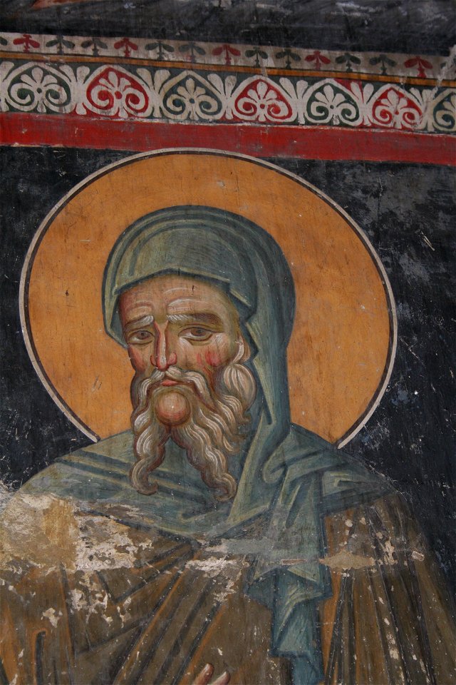Frescos from the Michael the Archangel Church of Lesnovo 0112