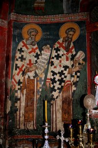 Frescos from the Michael the Archangel Church of Lesnovo 081
