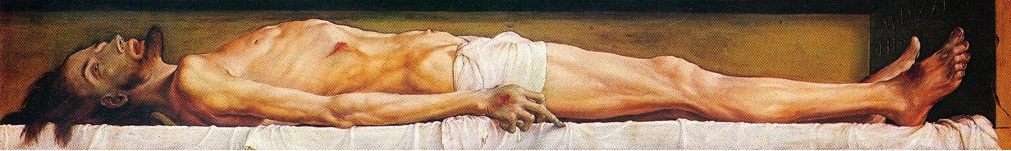 Hans Holbein- The Body of the Dead Christ in the Tomb
