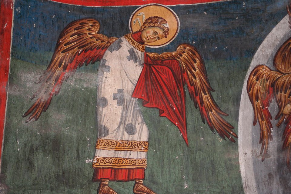Frescos from the Michael the Archangel Church of Lesnovo 0193