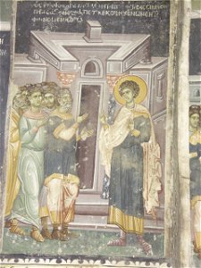Frescos in St. George's Church (Staro Nagoricane) 099