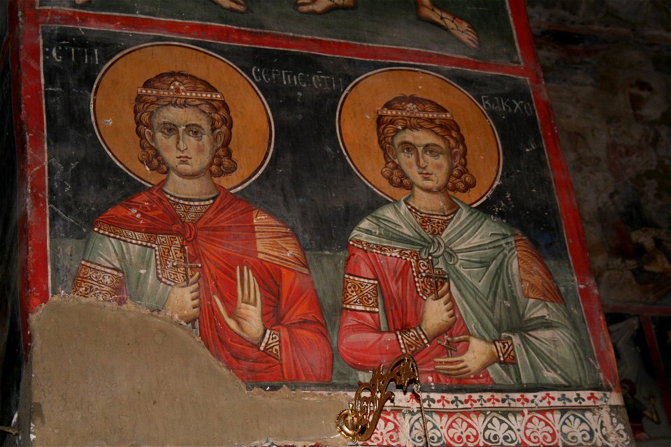 Frescos from the Michael the Archangel Church of Lesnovo 093
