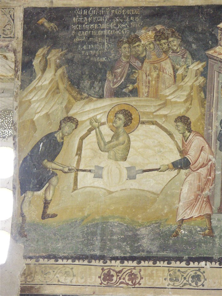 Frescos in St. George's Church (Staro Nagoricane) 075