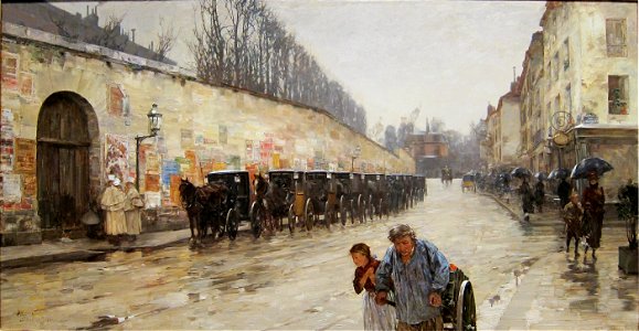 Chicago art inst hassam une averse