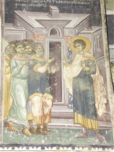 Frescos in St. George's Church (Staro Nagoricane) 069