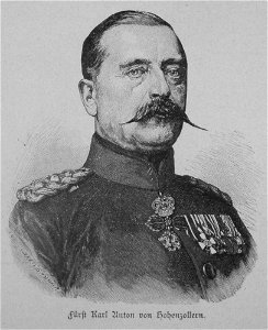 Fürst Karl Anton von Hohenzollern. Free illustration for personal and commercial use.
