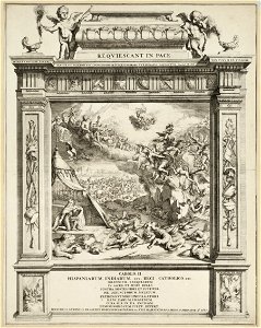 Hemelvaart van de Spaanse soldaten die sneuvelen in de strijd tegen de Turken, 1687. NL-HlmNHA 53009101