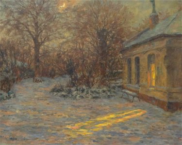 Henri DUHEM Pavillon soir d'hiver